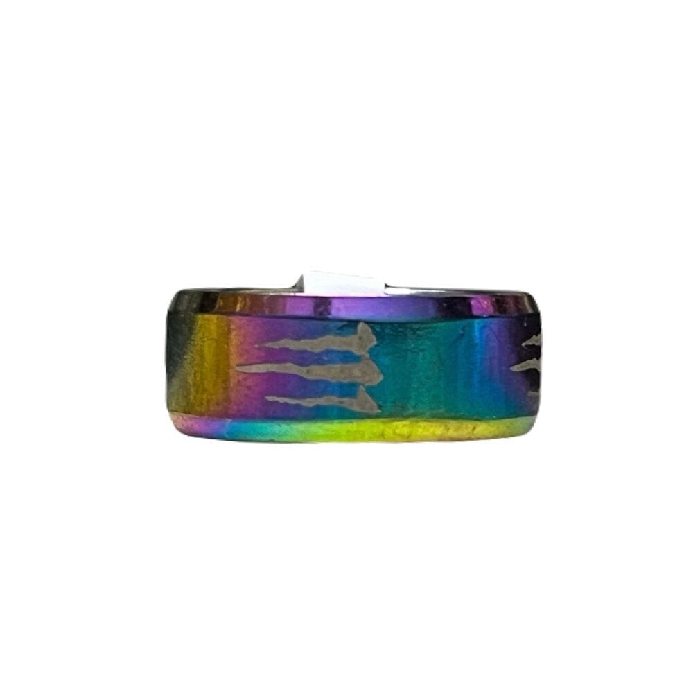 Colorful Stainless Steel Brand New Ring Size 17 - Thumbnail 4