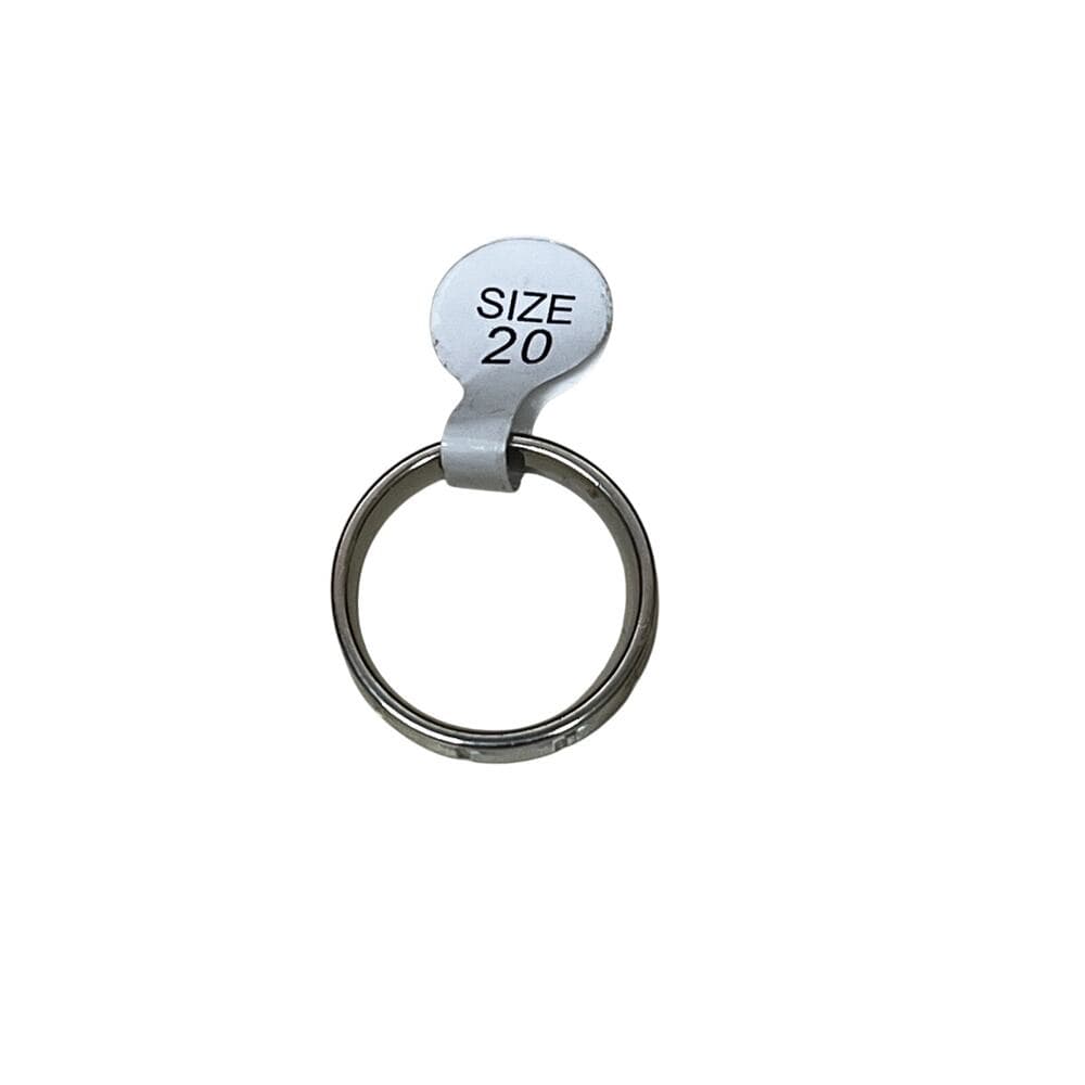 Stainless Steel Sliver Ring With Crosses On It - Thumbnail 2