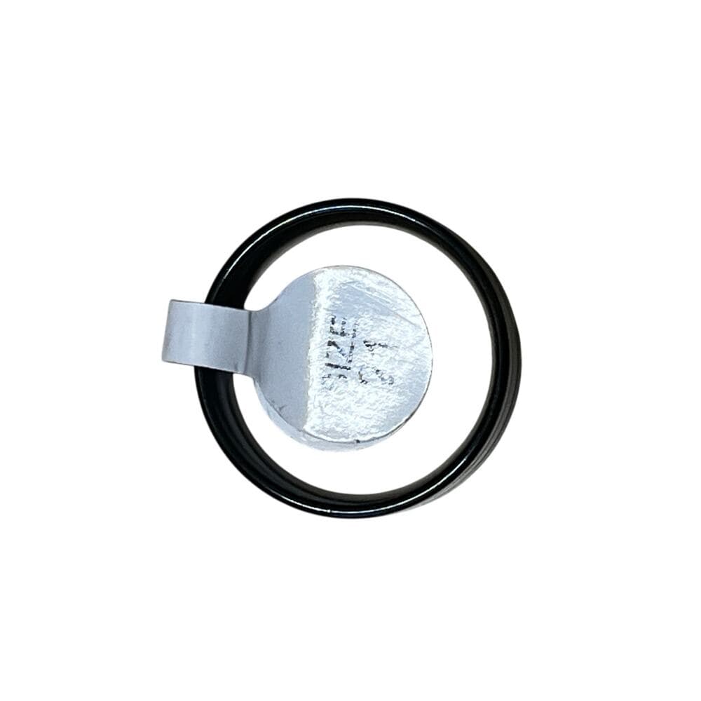 Black Stainless Steel Ring Size 21 - Thumbnail 3