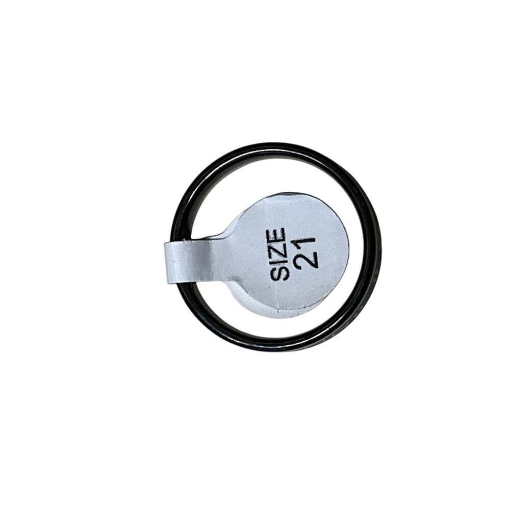Endless Love Black Stainless Steel Ring Brand New Size 21 - Thumbnail 2