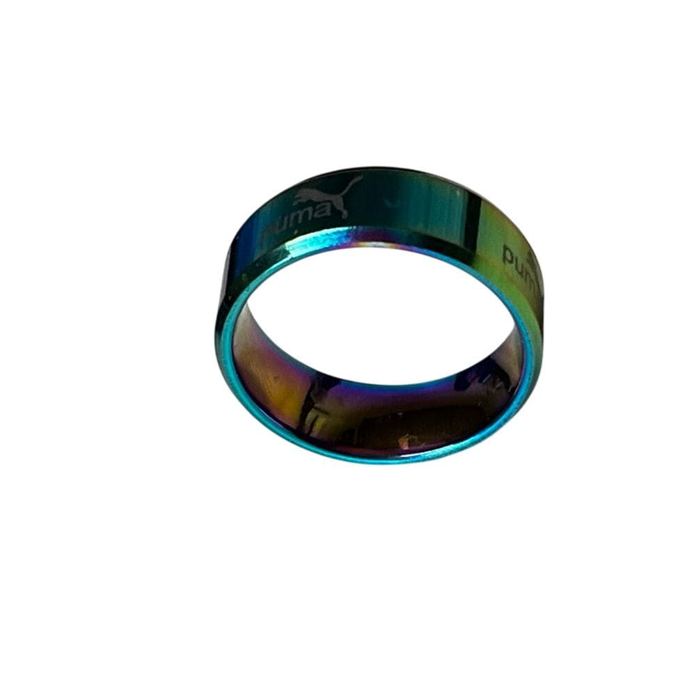 Puma Rainbow Stainless Steel Ring Size 20 - Thumbnail 2