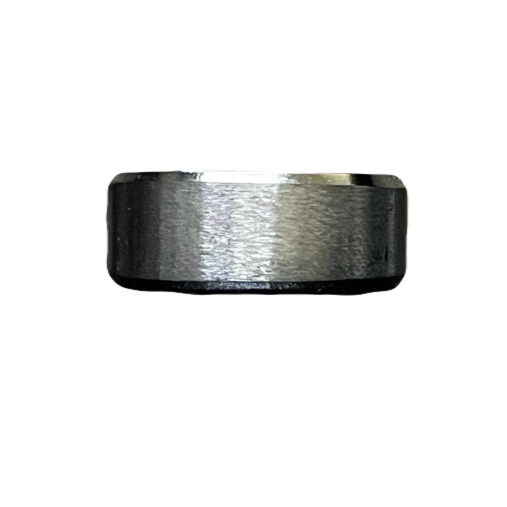 Sliver Stainless Steel Ring For Mens Size 17 With Tag - Thumbnail 4