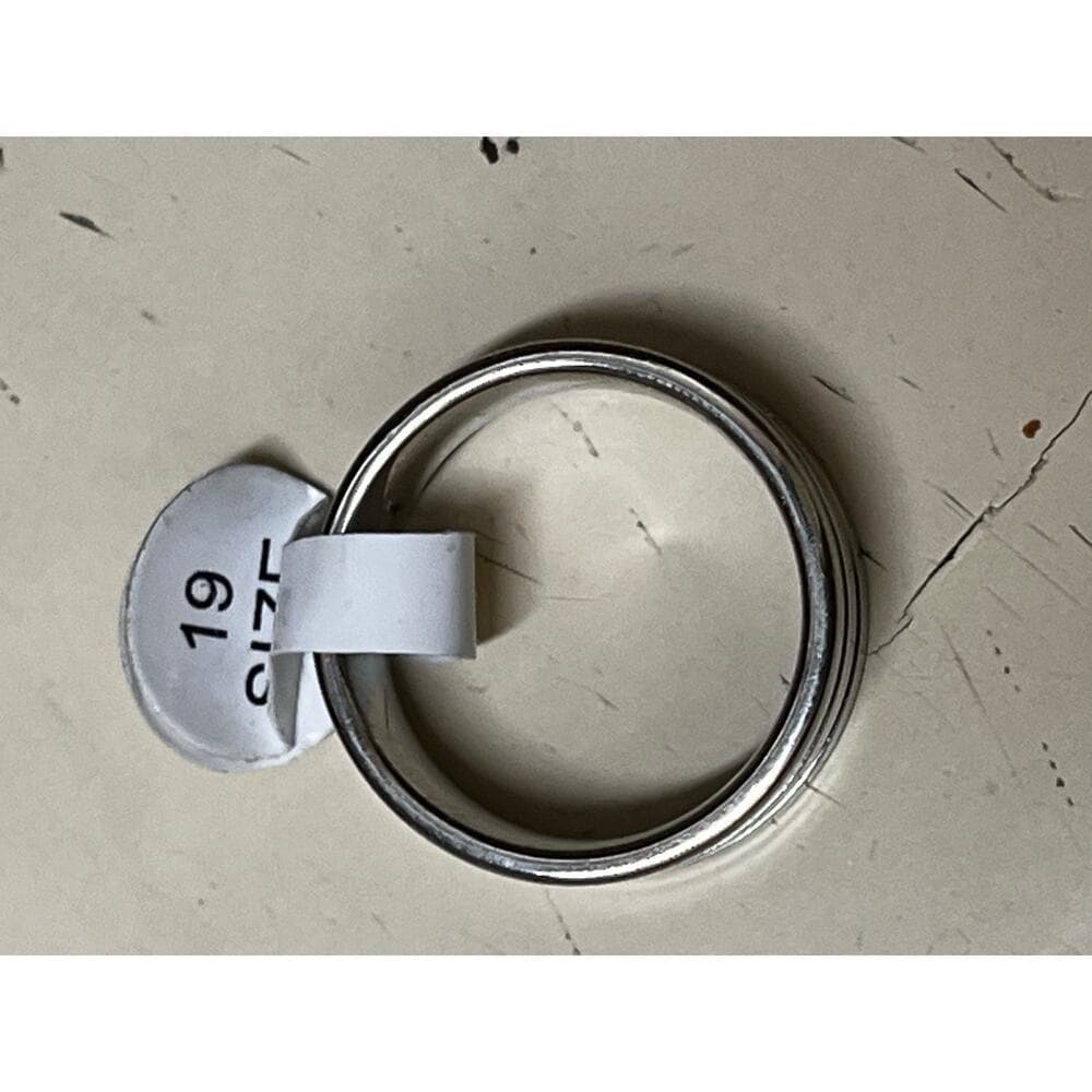 Brand New Solid Stainless Steel Men’s Ring Size 19 - Thumbnail 2