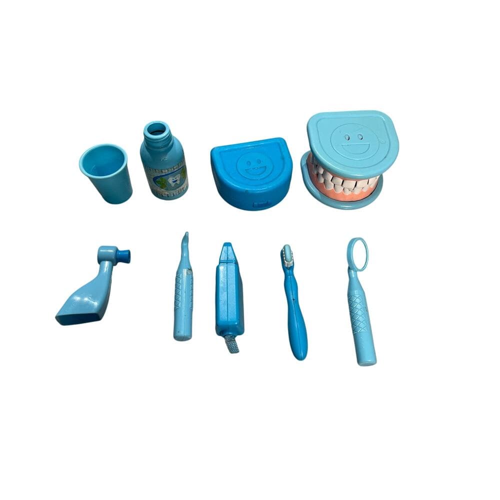 Super Smile Dentist Kit With Pretend Play Set of Teeth And Dental Accessories - Thumbnail 3