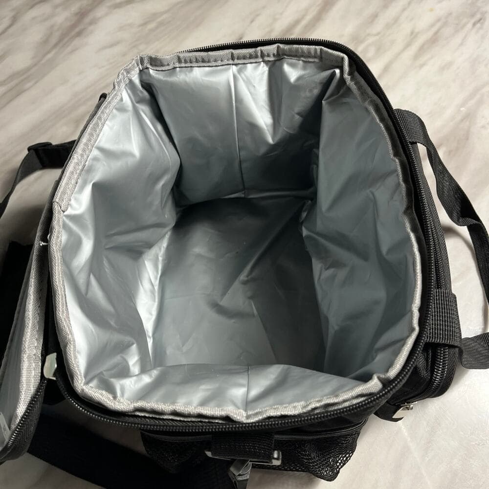 Lifewit 12 Can Large Lunch Bag Insulated Lunch Box Cooler Bag, Black - Thumbnail 3