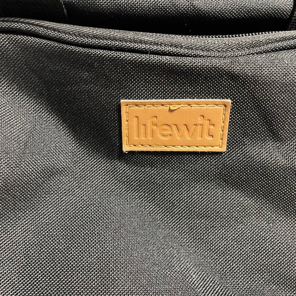 Lifewit 12 Can Large Lunch Bag Insulated Lunch Box Cooler Bag, Black - Thumbnail 2