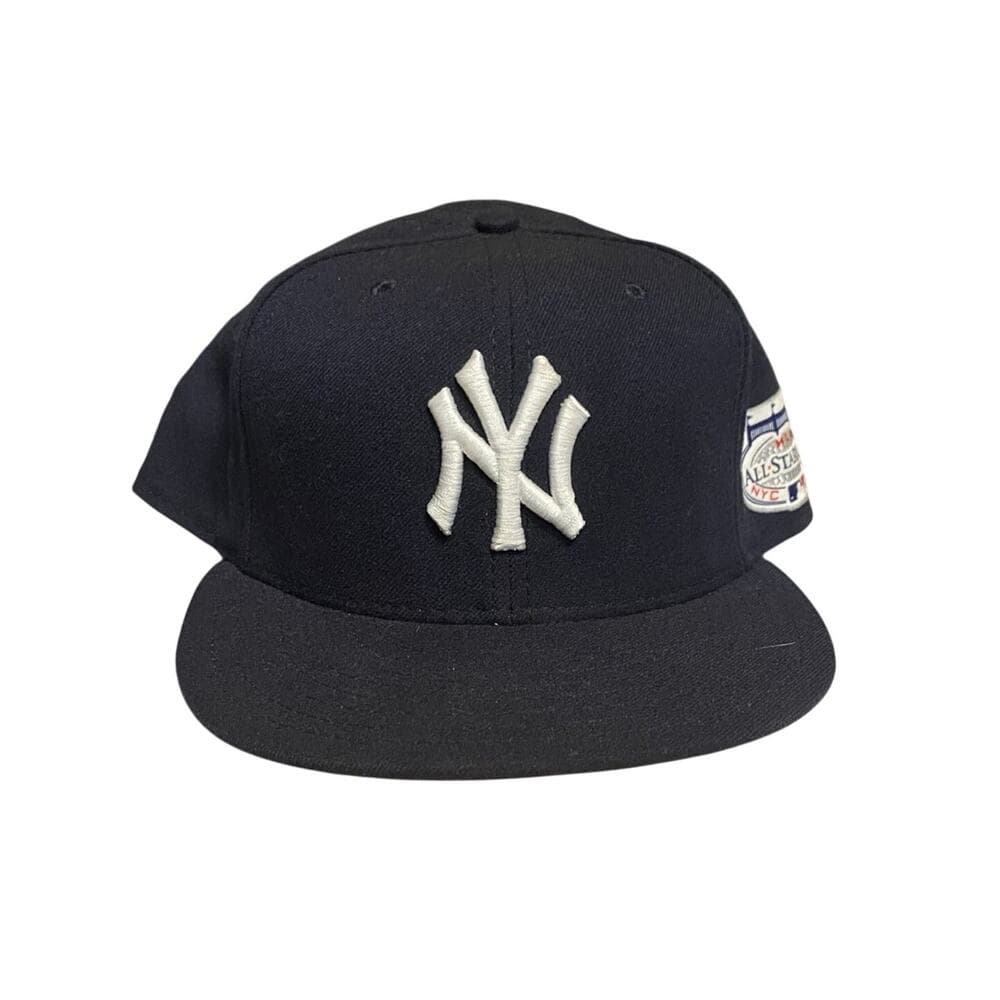 Yankees New Era Hat Size 8 Navy & White All Star Game 2008 - Thumbnail 6