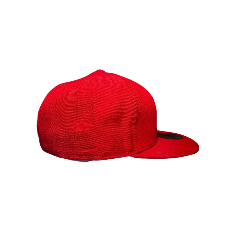 New Era Hat Red With A N On The Front Size 7 1/4 - Thumbnail 3