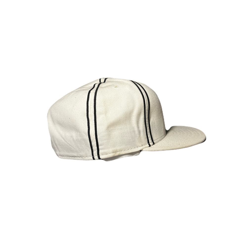 New Era All White Hat With A tornado On It 7 5/8 - Thumbnail 3