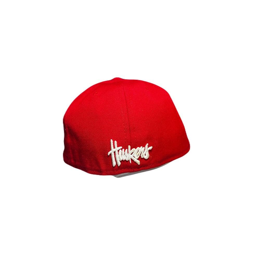 New Era Hat Red With A N On The Front Size 7 1/4 - Thumbnail 2