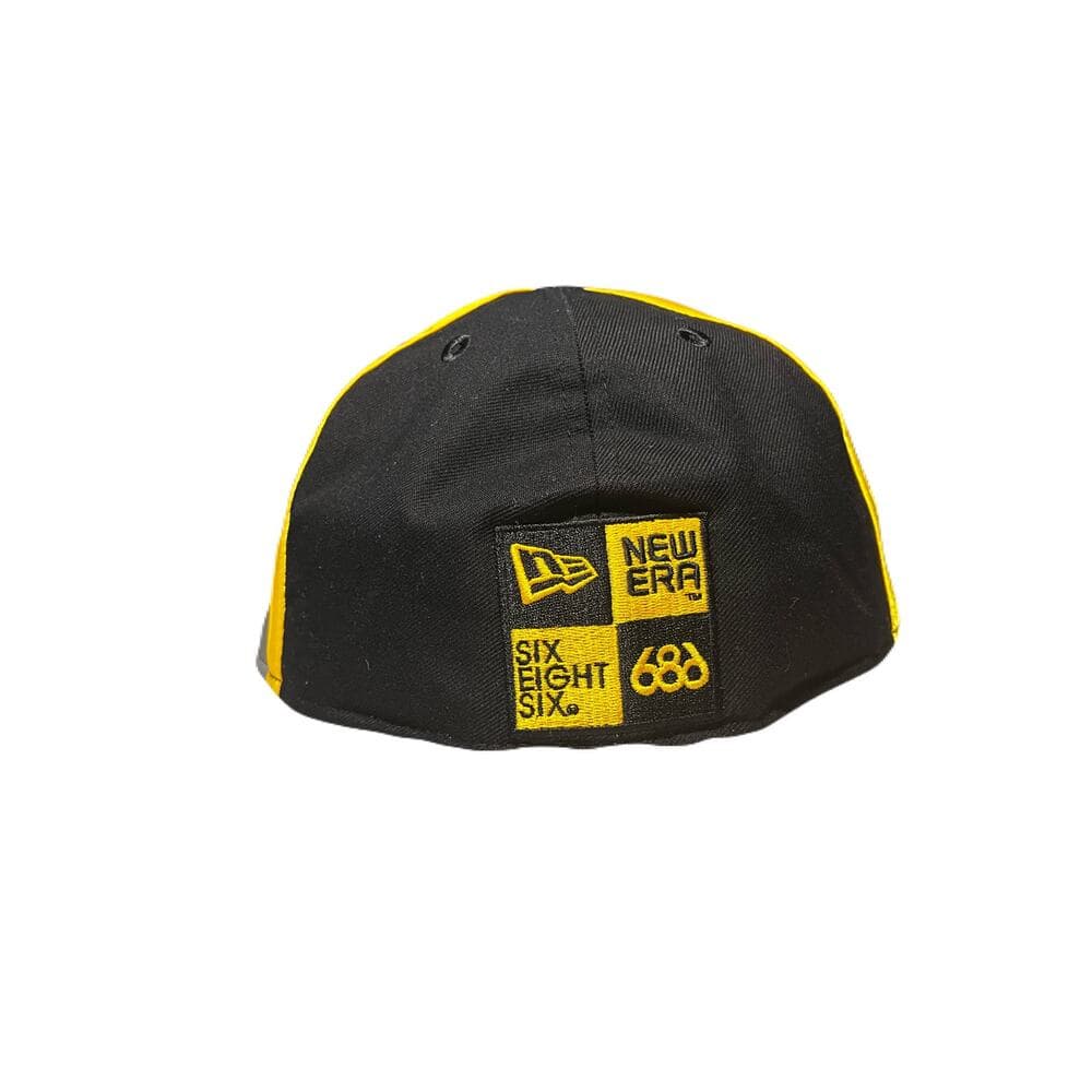 New Era & 686 Gray , Yellow & Black Men’s Hat Size 7 1/2 - Thumbnail 2