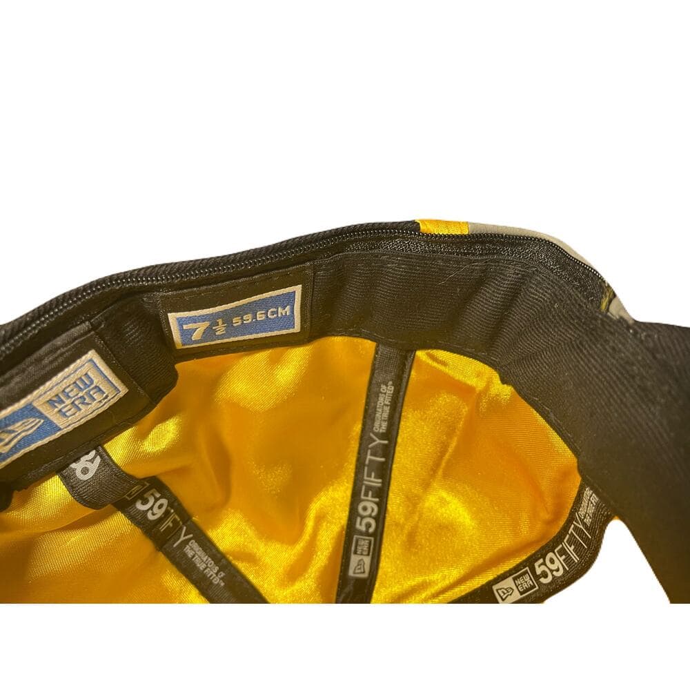 New Era & 686 Gray , Yellow & Black Men’s Hat Size 7 1/2 - Thumbnail 6