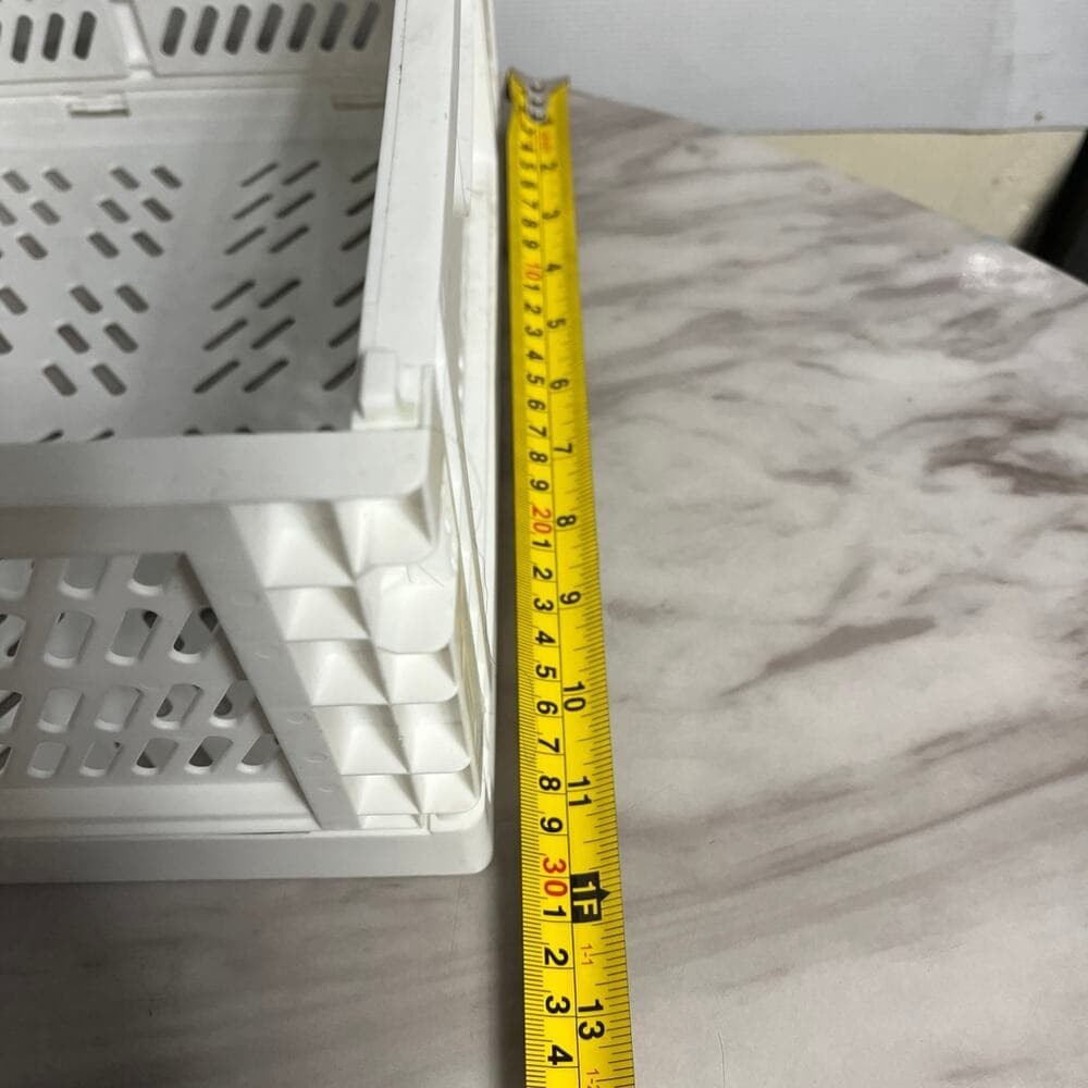 Plastic Foldable Storage Crate Folding Box Basket Stackable Storage Box - Thumbnail 4