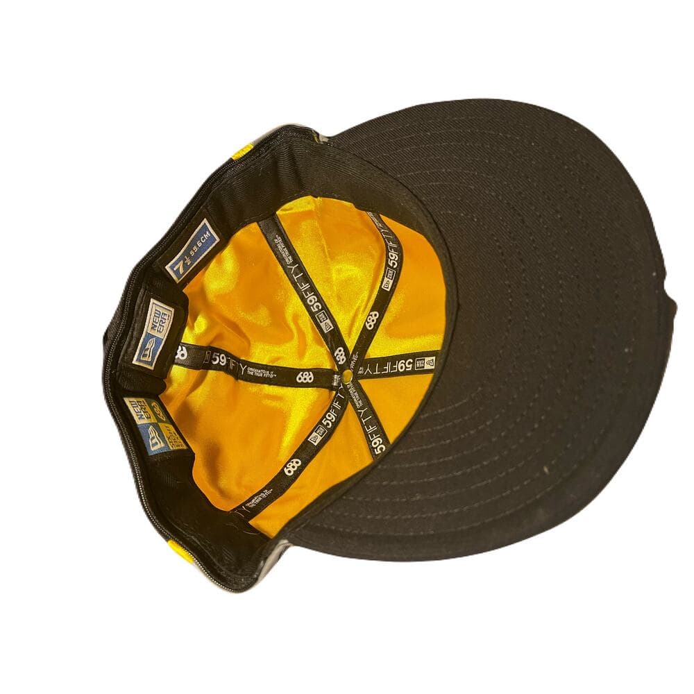 New Era & 686 Gray , Yellow & Black Men’s Hat Size 7 1/2 - Thumbnail 5