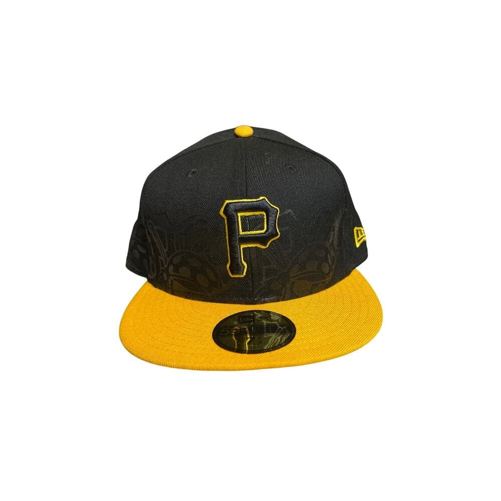 Pirates New Era Hat Size 7 1/2 Black & Yellow - Thumbnail 6