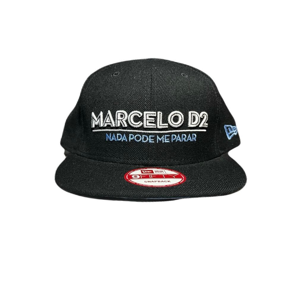 New Era Marcelo D2 Black & Baby Blue SnapBack Hat New - Thumbnail 5