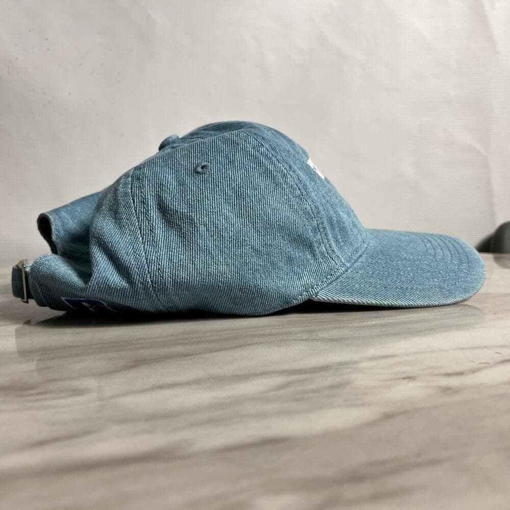 SXM MEDIA Baseball Cap Hat Mens Cotton Demin Blue - Thumbnail 3