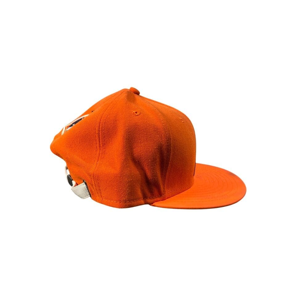 New Era Hat SnapBack Orange & White Houston Nec-Mcmxx - Thumbnail 2
