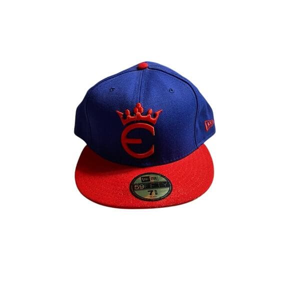 New Era Hat size 7 5/8 Blue & Red - Thumbnail 7