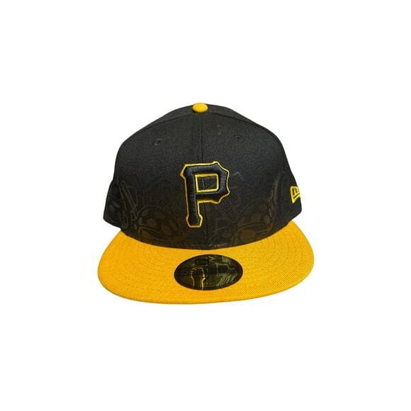 Pirates New Era Hat Size 7 1/2 Black & Yellow - Thumbnail 7
