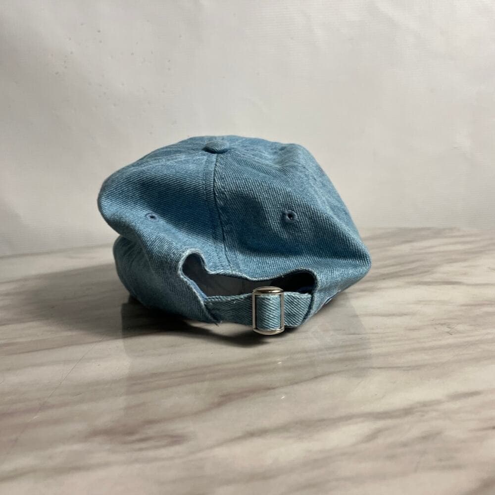 SXM MEDIA Baseball Cap Hat Mens Cotton Demin Blue - Thumbnail 2