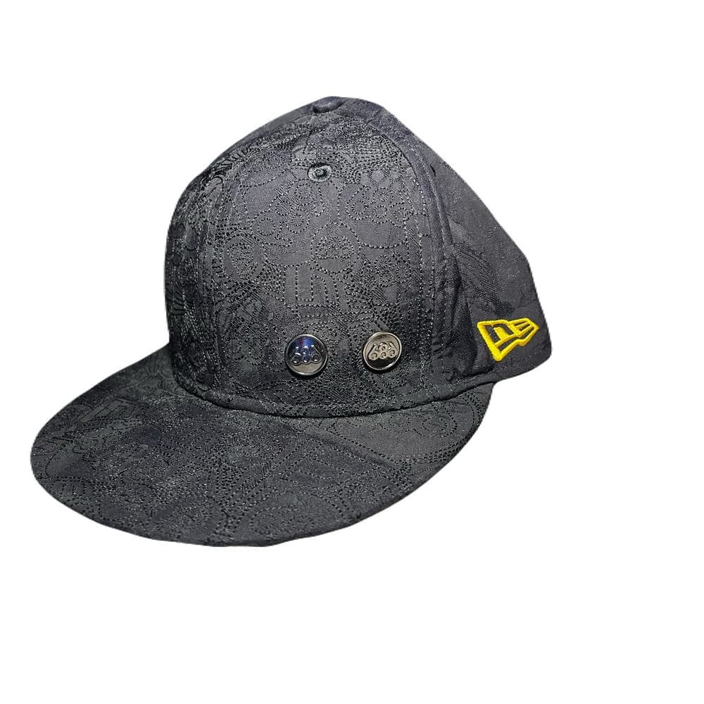 New Era & 686 Black & Yellow Hat Size 7 5/8 New - Thumbnail 4