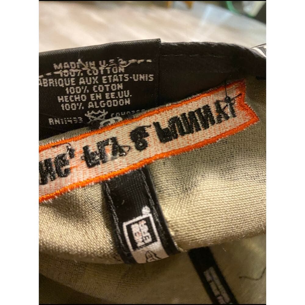 New Era Hat Size 7 5/8 Army & Orange Don’t Get Gassed - Thumbnail 5