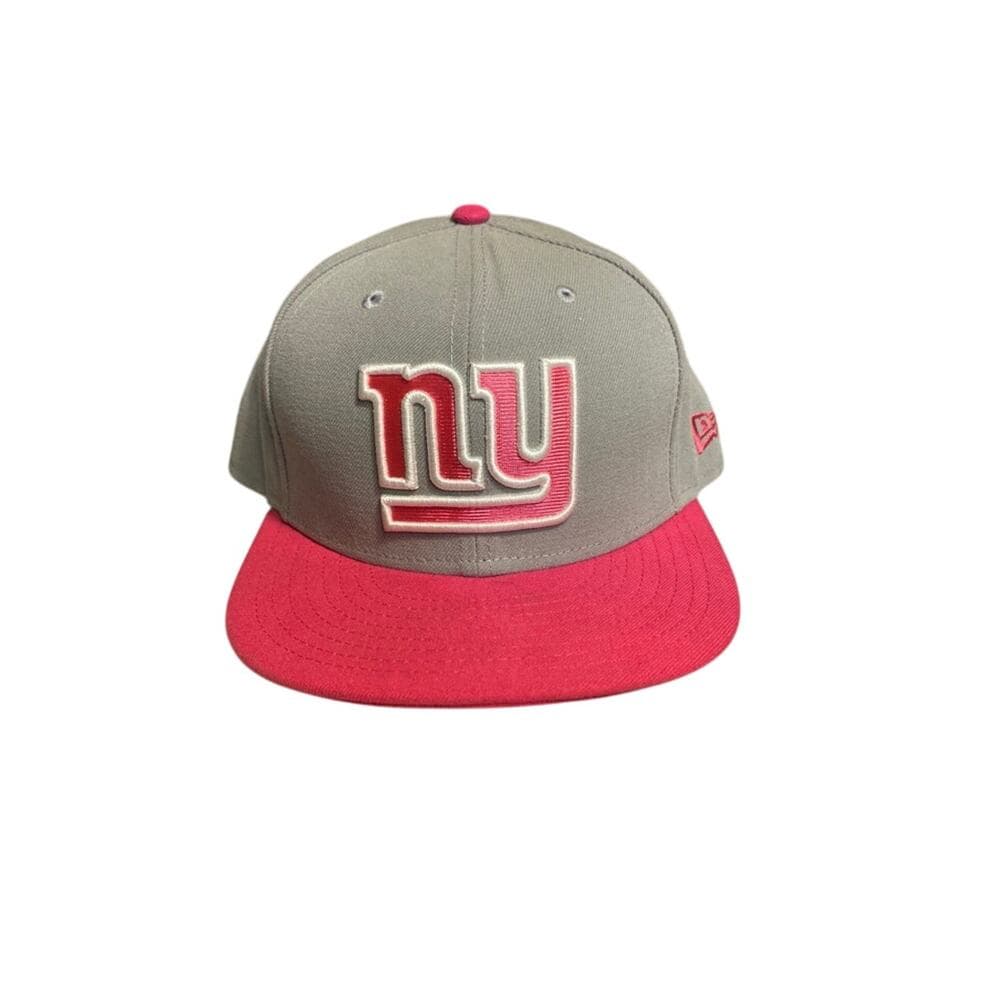 New Era Hat Size 7 1/2 Gray & Pink NY - Thumbnail 6