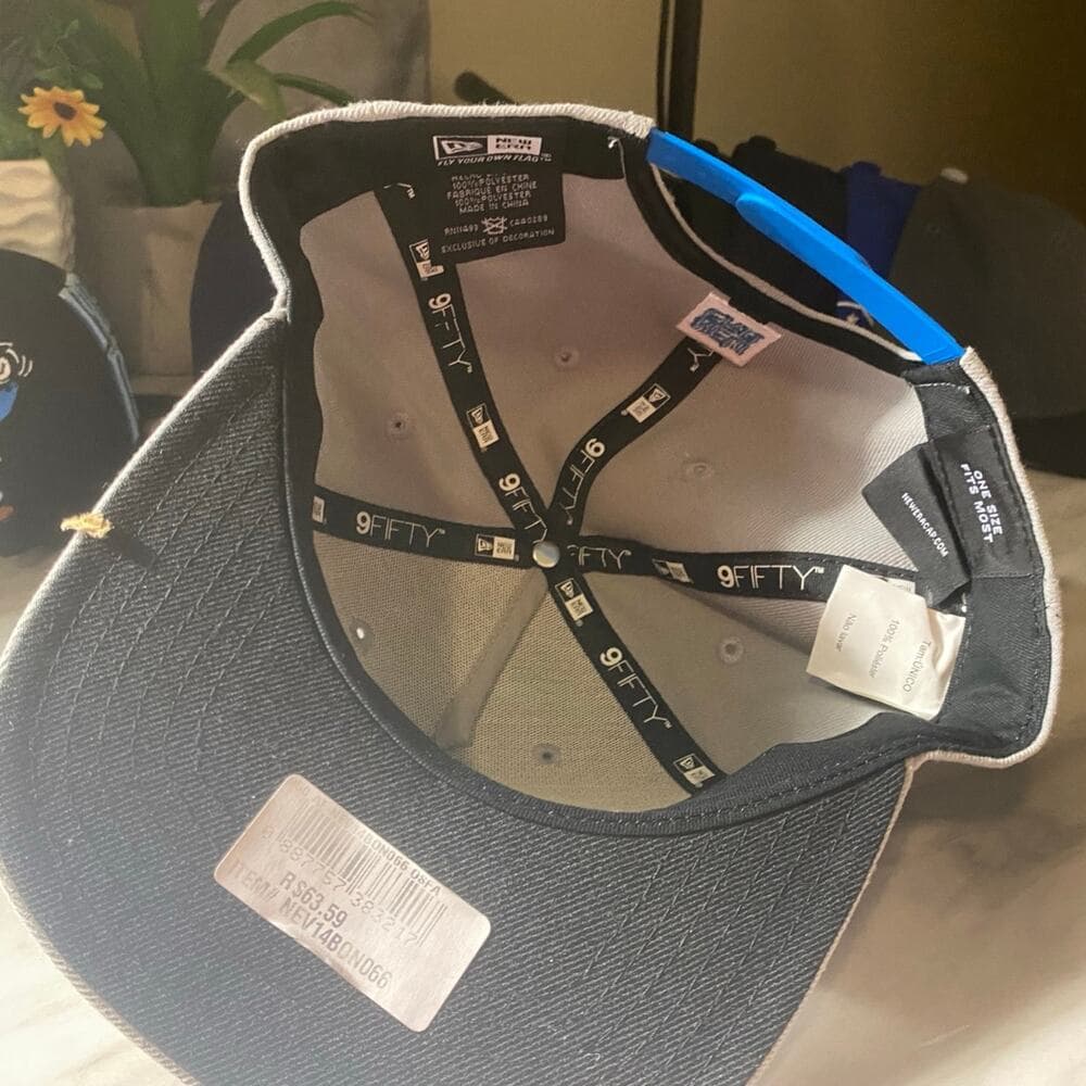 New Era Sp SnapBack Hat Grey & Blue - Thumbnail 4