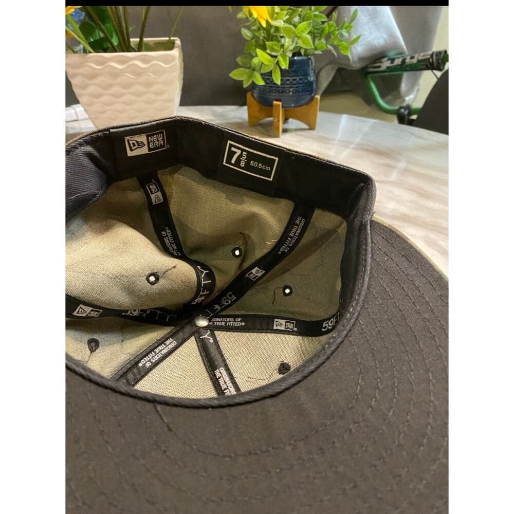 New Era Hat Size 7 5/8 Army & Orange Don’t Get Gassed - Thumbnail 4