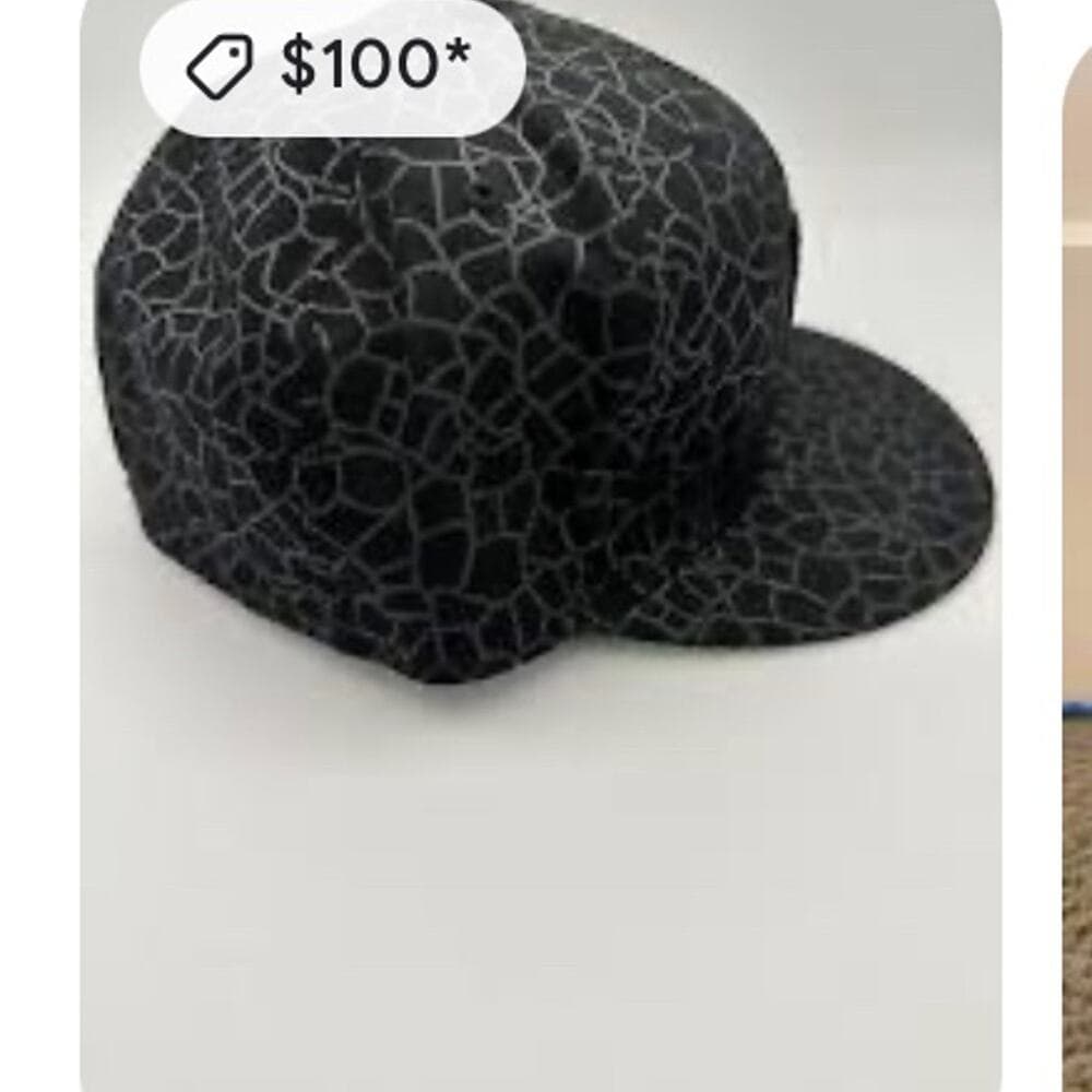 Black Bronx New Era Hat Size 7 5/8 - Thumbnail 2