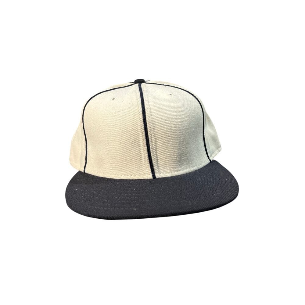 New Era Hat Size 7 5/8 White With Black Stripes - Thumbnail 5