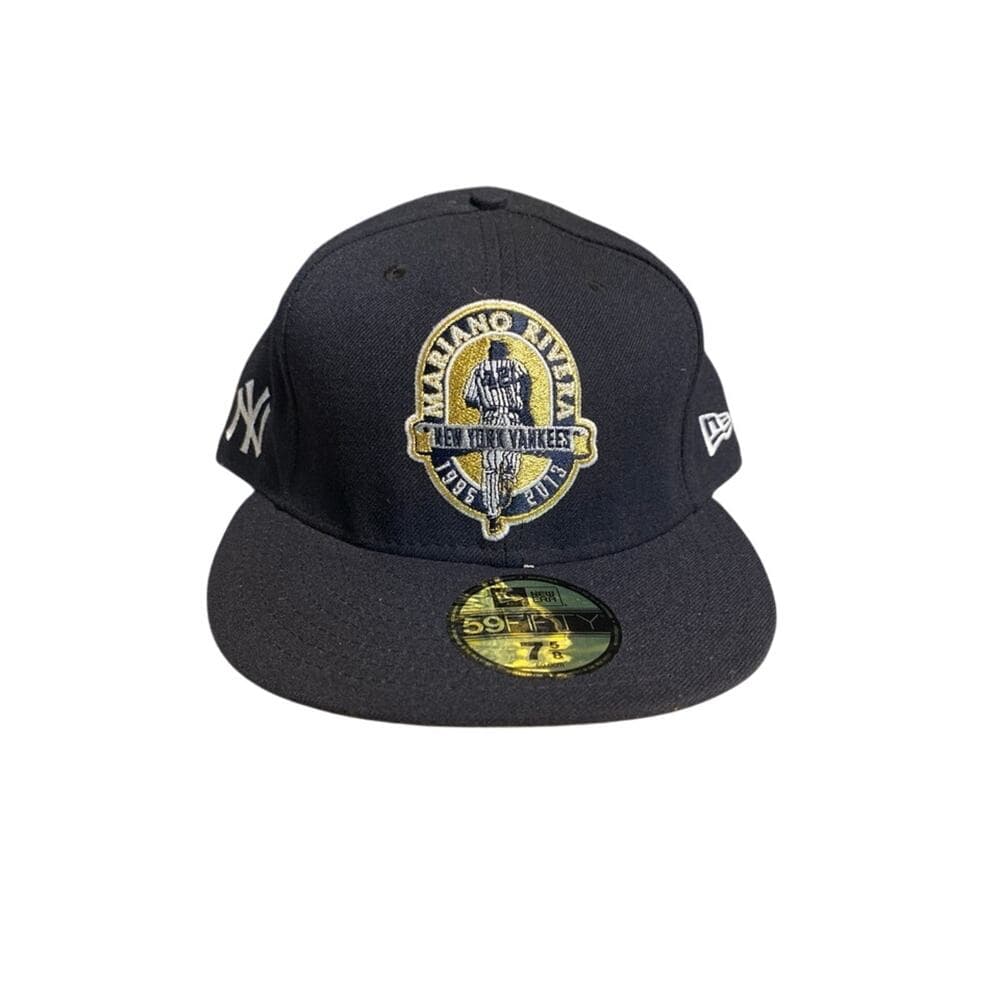 New Era Hat Size 7 5/8 Navy & Gold classic Mariano Rivera Yankee - Thumbnail 5