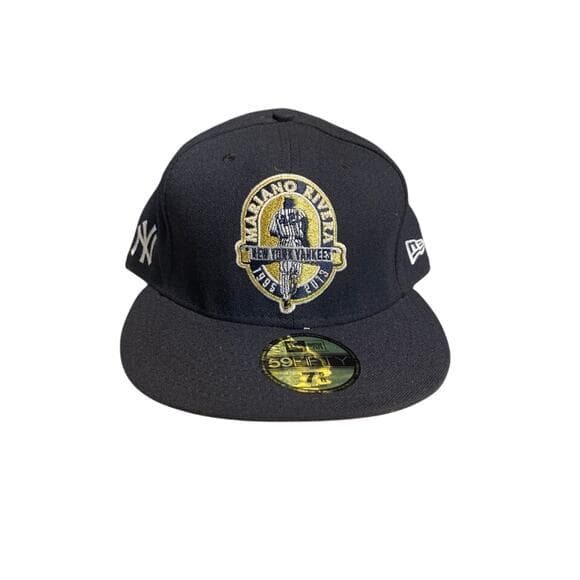 New Era Hat Size 7 5/8 Navy & Gold classic Mariano Rivera Yankee - Thumbnail 6