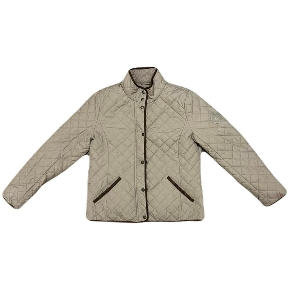 Ralph Lauren Diamond Quilted Jacket Faux Leather Size M Women's - Thumbnail 5