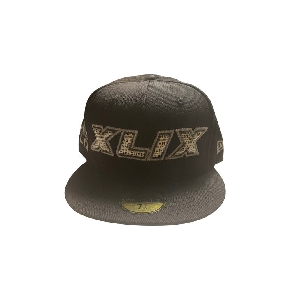 New Era Hat 7 5/8 Black Xlix - Thumbnail 5