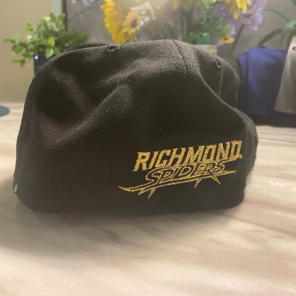 New Era Hat 7 5/8 Black/Gold Spider - Thumbnail 2