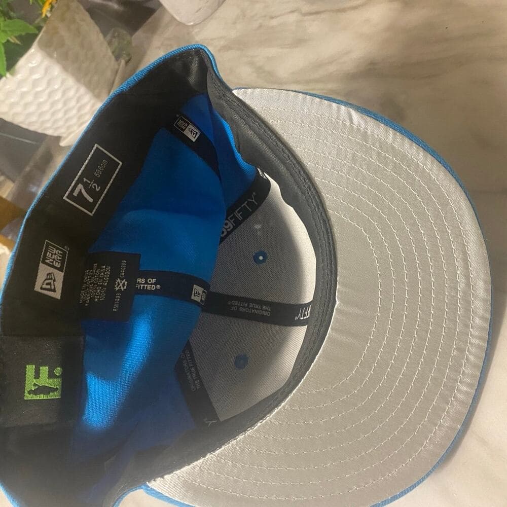 New Era Hat 7 1/2 Blue & Sliver Movers - Thumbnail 6