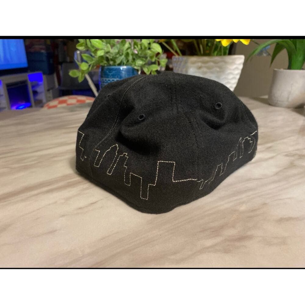 New Era Hat Size 7 3/4 Black & Blue Buffalo - Thumbnail 2