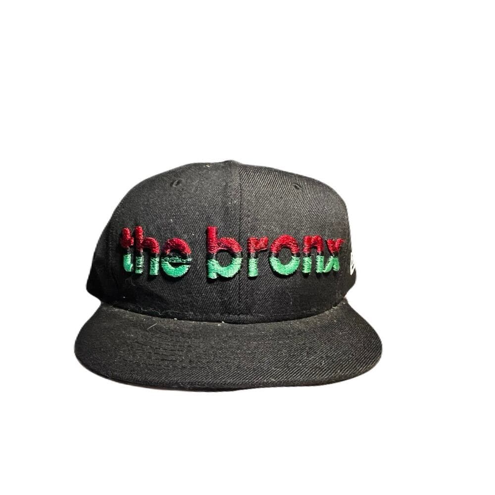 New Era Bronx Black , Green , & Red Hat Size 7 1/2 - Thumbnail 5