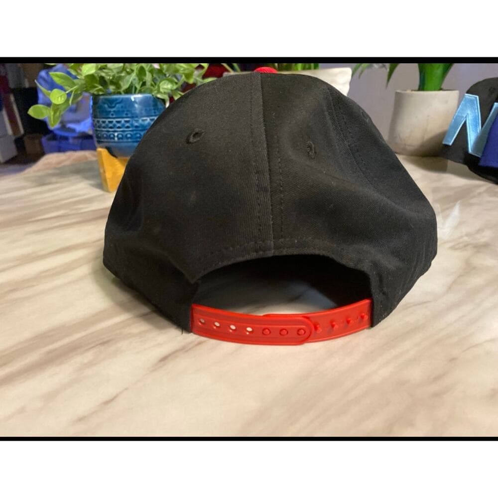 Chicago New Era Hat SnapBack Black & Red - Thumbnail 3