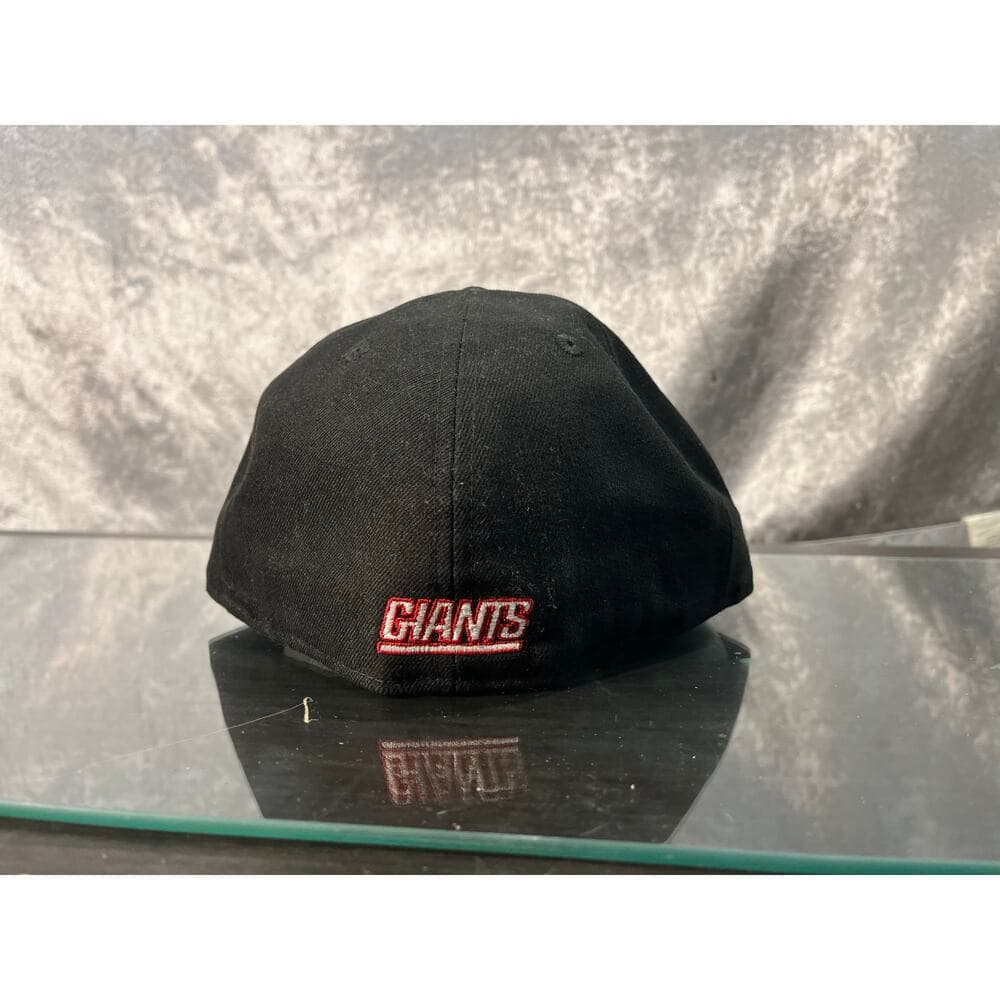 New Era 59fifty New York Giants NFL Black 100% Polyester Fitted Hat Size 7 1/2 - Thumbnail 2