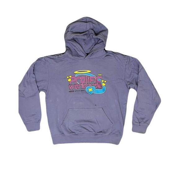 Prolific Worldwide Since 1992 Purple Hoodie Size XL - Thumbnail 7