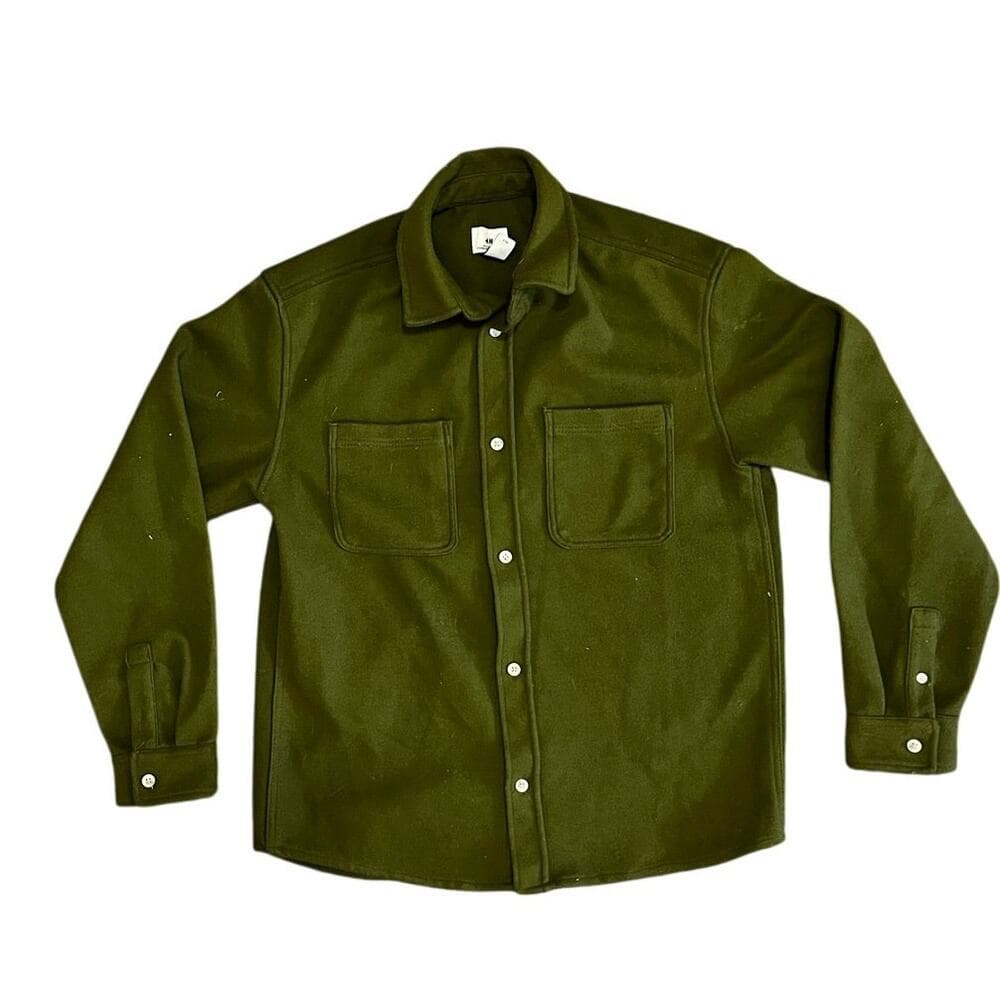 H & M Olive Green Women’s Jacket Size Small - Thumbnail 4