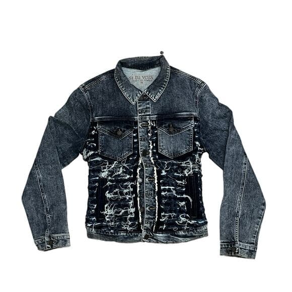 Si Tu Veux Women’s Jean Jacket Size Medium - Thumbnail 6
