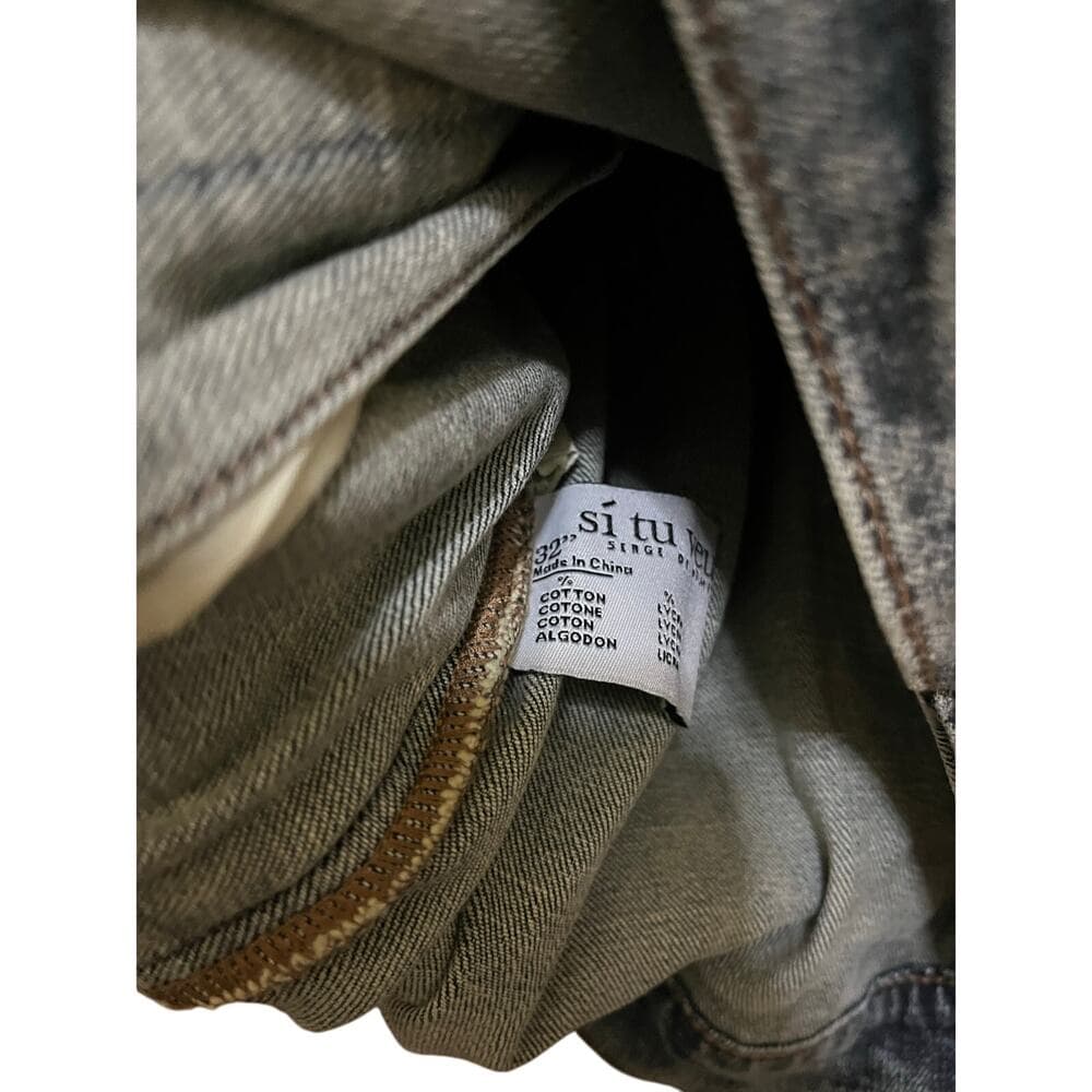 Si Tu Veux Women’s Jean Jacket Size Medium - Thumbnail 3