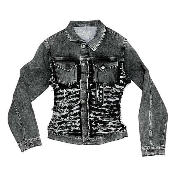 Si Tu Veux Women’s Jean Jacket Size 32 - Thumbnail 6