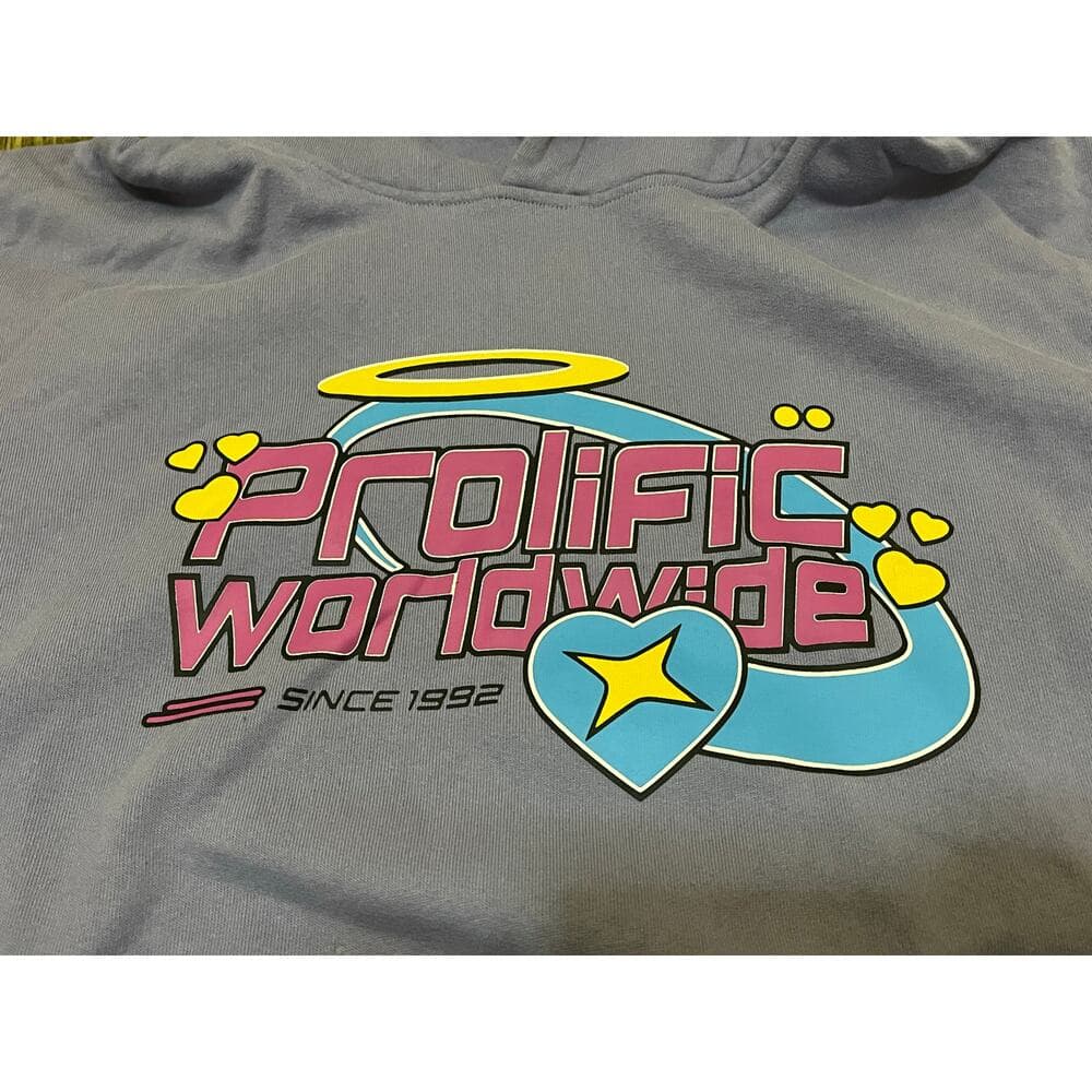Prolific Worldwide Since 1992 Purple Hoodie Size XL - Thumbnail 4