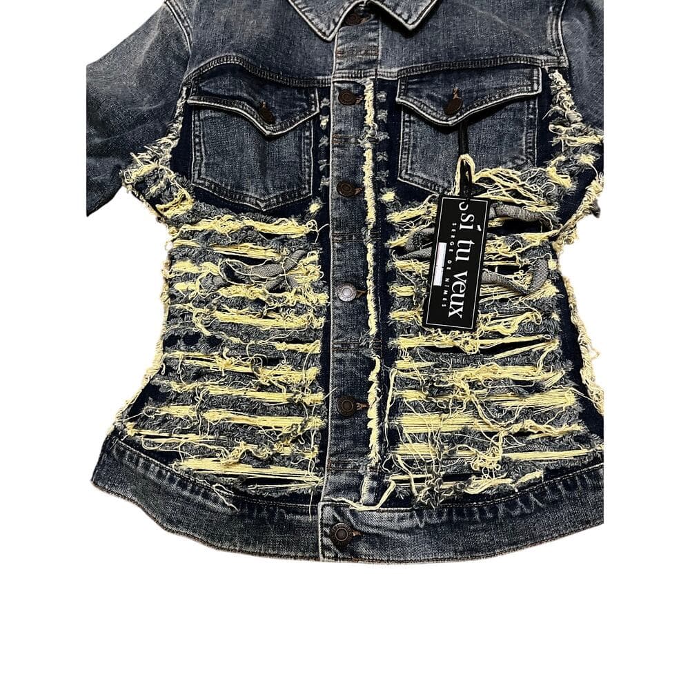 Si tu veux Women’s Jean Jacket size medium - Thumbnail 2