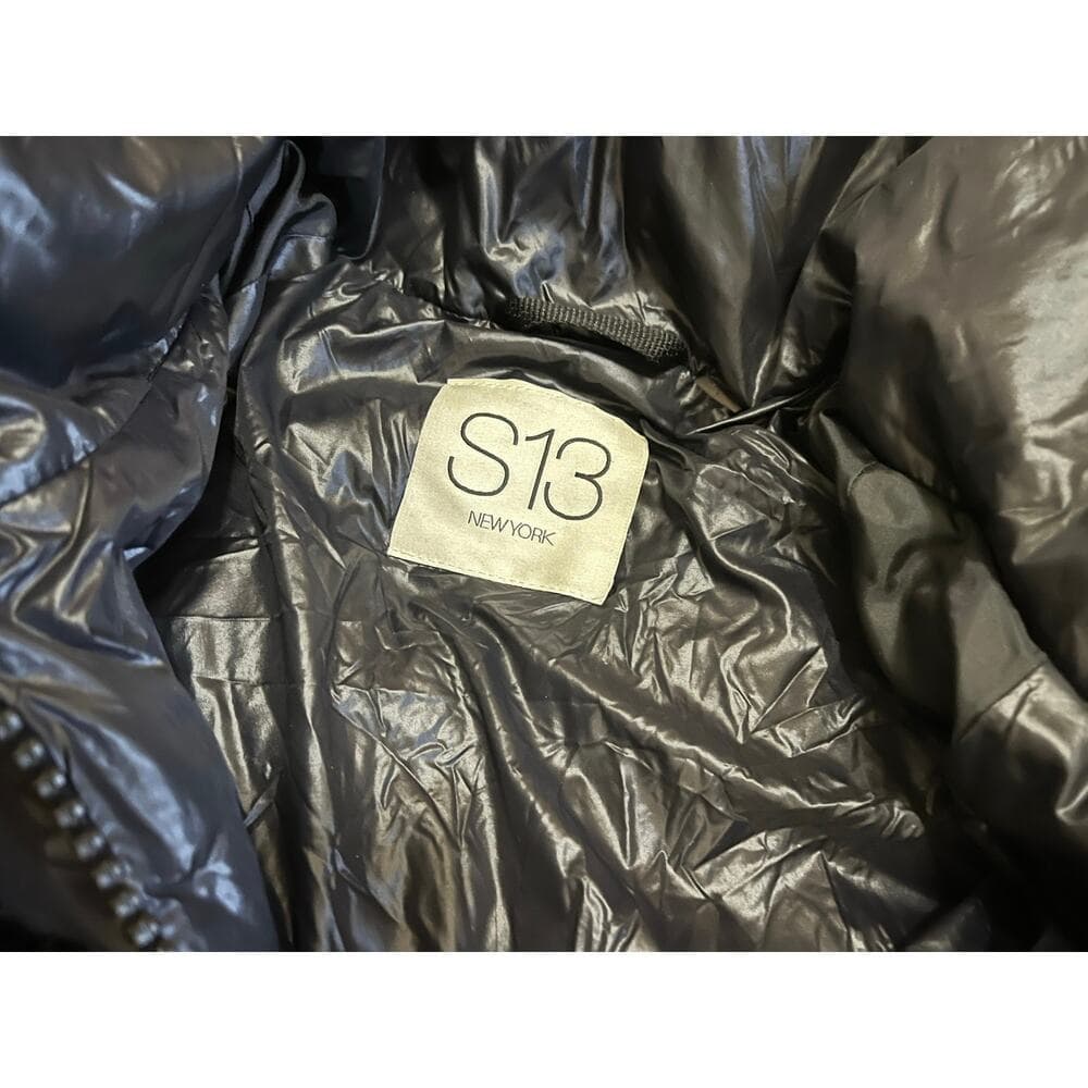 S13 New York Black Women’s puffer Jacket Size Large - Thumbnail 2